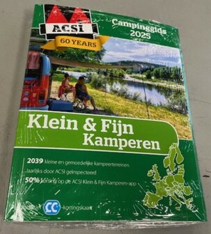 ACSI Klein&amp;fijn kamperen campinggids 2025