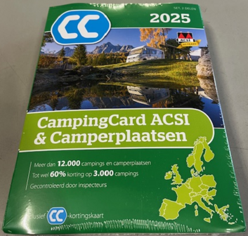 ACSI Camperplaatsen &amp; campingcard 2025