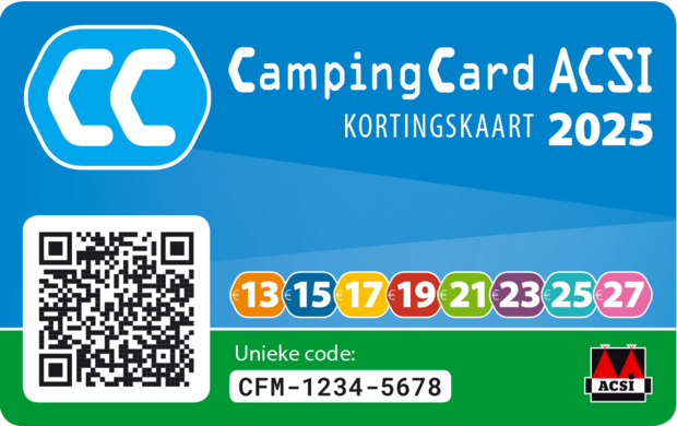 ACSI Camperplaatsen & campingcard 2025